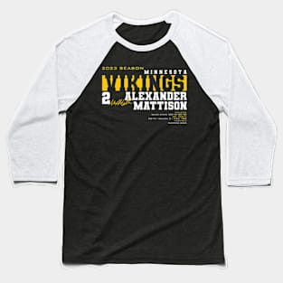 Mattison - Raiders - 2024 Baseball T-Shirt